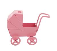 BESPORTBLE Brouette Miniature en Métal Vintage Roues Petit Chariot Décoratif pour Maison de Poupée Accessoires Maison Miniature Élément Décoratif Compact et Authentique
