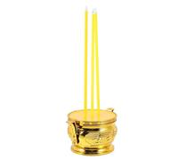 BESPORTBLE Brûleur D’Parfum Électrique LED sans Fumée Encensoir Électronique Décoratif Jaune Plastique Solide Adapté pour Bureau et Maison Accessoire de Contemplation et Relaxation