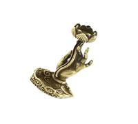BESPORTBLE Brûleur de Parfum en Cuivre Rétro Forme Main de Bouddha, Porte-Parfum pour Bâtonnets, Décoration Aromathérapie Maison Bureau, Brûleur D'aromathérapie Solide, Accessoire