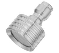 BESPORTBLE Buse de Lavage Rapide Connecteur Haute Pression 1/4 en Acier Inoxydable Écran 0,3mm Anti-éclaboussures pour Nettoyage Automobile et Arrosage Jardin