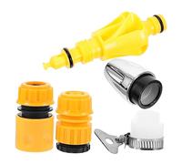 BESPORTBLE Buse De Pulvérisation Haute Pression Pour Jardinage Et Nettoyage Ensemble De 1 Buse 3 Raccords Compatible Tuyau D'arrosage Pour Plantes Et Nettoyage De Surfaces