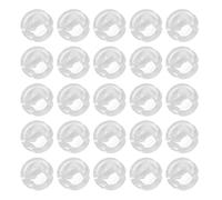 BESPORTBLE Butée de Chaîne à Perles Transparente Évite Le Détachement en Pom Fixation Solide Lot de 25 Pièces pour Chaînes de 4,5mm et Maintient Le Rideau Rangé pour Stores et Rideaux
