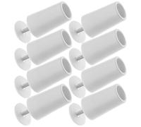 BESPORTBLE Butée de Sécurité en Plastique Blanc pour Volets Roulants Installation Pratique, Surface Lisse, Lot de 8 Pièces pour Stores et Volets