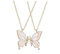 BESPORTBLE Butterflies Friendship Necklaces for Girls Creative Neck Chains for Friends