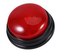 BESPORTBLE Buzzer De Réponse Éducatif Rouge Pour Garçon Fille Bouton De Jeu Interactif à Main Simple Robuste Et Sécurisé Pour Compétitions t Jeux Ludiques
