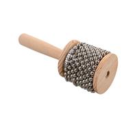 BESPORTBLE Cabasa à Percussion Petite Bois Instrument Métallique Manuel Musical Créatif et pour Études et Performances