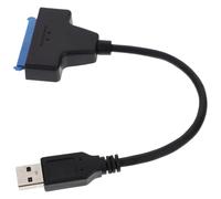BESPORTBLE Câble Convertisseur 6gb/s USB 3.0 pour Disque Dur 2,5 Pouces | Adaptateur de Disque Externe en Plastique Noir, Plug And Play, Léger pour PC Portables et Accès Mobile