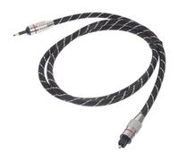 BESPORTBLE Câble Optique Audio Numérique 51 Spdif 1 Mètre Câble Fibre Optique pour Télévision et Home Cinéma Transmission Stable du Signal Compatible Amplificateur et Enceintes Alliage