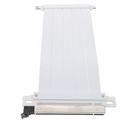 BESPORTBLE Câble Riser Pcie 40 16X 20 CM Blanc à Angle Droit 180° Rallonge GPU Pci-E Haute Vitesse Blindée Adaptateur Extension Pcie pour Mining et Gaming PC Compacte