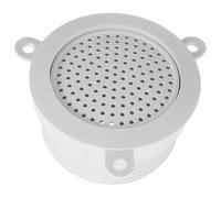 BESPORTBLE Cache de Protection Circulaire pour Tweeter et Woofer 1,5 Pouces en Plastique Blanc Installation Facile et Dissipation Thermique pour Intérieur de Voiture