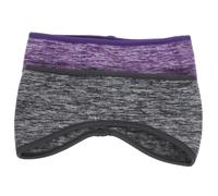 BESPORTBLE Cache-Oreilles en Polaire 2Pcs Bandeau Anti-Froid pour Sport Taille Unique Violet et Gris Protection Totale Froid pour Ski et Randonnée