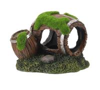 BESPORTBLE Cachette Poisson Aquarium Tonneau Résine Creux Décor Naturel Polyvalent pour Eau Douce
