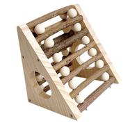BESPORTBLE Cachette pour Hamster Maison-Cache Bois avec Échelle Tunnel Abri Aire Jeux Petits Animaux Chinchillas Rats