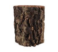 BESPORTBLE Cachette pour Reptiles Creuse de Bûche 12 Cm Diamètre X 15 Cm Hauteur, Grotte Décorative Naturelle pour Lézards, Geckos, Tortues et Bernard-l’hermite, Abri Terrarium Rainforest