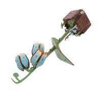 BESPORTBLE Cadeau De Fête des Mères Fleur Décorative en Bois Jouets D’Apprentissage pour Tout-Petits Statue De Fleur en Bois Puzzle Floral 3D Cadeau De