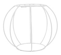 BESPORTBLE Cadre D’Abat-Jour Vintage en Métal Filaire Petite Taille Support DIY pour Lampe de Table et Plafonnier Protection D’Ampoule Robuste Compatible Abat-Jour Fil Métallique Style