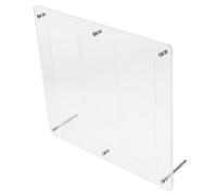 BESPORTBLE Cadre D'exposition pour Cartes à Collectionner 6 Cases en Acrylique Transparent, Présentoir Mural Table pour Cartes de Jeu et Sport, Protection Anti-poussière, Support Décoratif