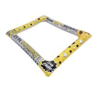 BESPORTBLE Cadre Photo Gonflable en PVC 60X40 CM Accessoire Photo d'anniversaire Quarantaine Cadre à Selfie Étanche et Léger pour Fête Photobooth et Souvenirs Amusants
