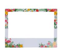 BESPORTBLE Cadre Photo pour Fête D'été 60x90 Cm en Mousse Léger Réutilisable, Accessoire Photobooth Hawaii pour Décoration Tropicale et Photos Festives