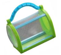 BESPORTBLE Cage à Insectes Portable avec Poignée Filet pour Garçon Fille Exploration Nature Cage Verte pour Observation et Chasse Aux Insectes Plein Air