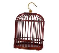BESPORTBLE Cage Suspendue pour Oiseaux et Petits Animaux Verrou de Sécurité en Bois Grosse Capacité, Design Dôme Élégant pour Décoration Intérieure