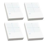 BESPORTBLE Cahier de Maths à Axes Xy, Papier Quadrillé Blanc pour Exercices