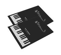 BESPORTBLE Cahier de Musique avec Pages Carnet de pour Musiciens Pratique de Partitions pour Piano et Autres Instruments pour Étudiants et Compositeurs