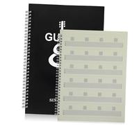 BESPORTBLE Cahier de Musique Guitare Portable pour Débutants Carnet de Notes Six Lignes Pages Propres et Facile à Écrire Cadeau pour Apprentissage et Pratique