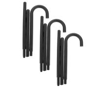 BESPORTBLE Canne de Magicien 3 Pcs Plastique Noir 3 Sections Enfants | Plastique Léger Lisse, 3 Sections Démontables, Spectacle Danse Jazz, Enfants Garçons Filles, 3 Pcs