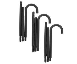BESPORTBLE Canne de Magicien 3 Pcs Plastique Noir 3 Sections Enfants | Plastique Léger Lisse, 3 Sections Démontables, Spectacle Danse Jazz, Enfants Garçons Filles, 3 Pcs