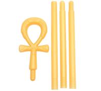 BESPORTBLE Canne Sceptre d'halloween 113,5 Cm en Plastique, Accessoire de Déguisement pour Cosplay de Pharaon, Décoration et Fournitures pour Fête Halloween, Canne de Costume Unique