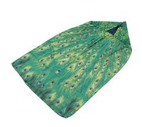 BESPORTBLE Cape à Capuche Garçon Fille Halloween Vert Peacock Cape Longue Chiffon Costume Cosplay et Lavable pour Fête et Carnaval