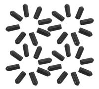 BESPORTBLE Capuchons de couvercles à vis et capuchons de protection de boulons, PVC noir, lot de 300, souples, isolants, pour fils électriques et usage domestique