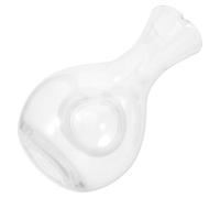 BESPORTBLE Carafe à Vin en Verre 400ml Compartiment Refroidisseur Intégré, Distributeur Ergonomique pour Saké et Boissons Fraîches, Pichet Isotherme Transparent pour Service à Domicile