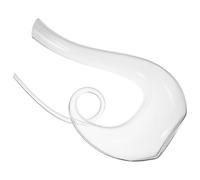 BESPORTBLE Carafe à Vin en Verre Cristal sans Plomb 1300 Ml Aérateur de Vin Rouge Transparent Accessoire de Bar Domestique Décanteur Créatif Cuisine et Dégustation