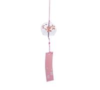 BESPORTBLE Carillon en Verre Carillon à Vent en Verre Vent Cloche Cerise Vent Cloche pour Patio Jardin Maison Décorations Suspendues Ornements Cloche A Vent Japonaise