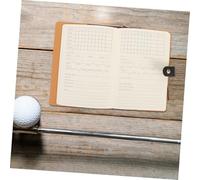 BESPORTBLE Carnet de Score Cuir Étanche Portable et Compact pour Terrain et pour Golfeurs Hommes et Pères