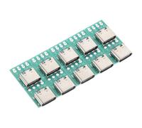 BESPORTBLE Carte de Connexion USB-C Femelle 31 DIY 10 Pièces Carte de Conversion PCB USB Type C pour Câble et Ligne de Données Transfert Rapide Stable pour Bureau et Maison