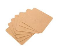 BESPORTBLE Cartes Porte-Broches en Papier Kraft 7x7 Cm, 100 Pièces, Couleur Marron, pour Présentation de Bijoux Faits Main, Boucles d'oreilles, Colliers, Exposition Artisanale, Loisirs