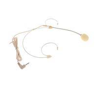 BESPORTBLE Casque-Micro Filaire 3,5l Beige pour Enseignants et Guides | Micro Monté Tête, Métal et Caoutchouc, Léger, Clarté Amplifiée, pour Extérieur et Conférences