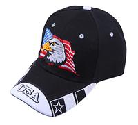BESPORTBLE Casquette De Baseball Brodée Chapeau De Soleil D'Extérieur Chapeaux Unisexes Chapeau Brodé Chapeau avec Drapeau Américain Chapeau De Soleil Brodé Casquette pour Homme