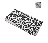 BESPORTBLE Cat Grooming Wrap Anti-Scratch Blanket Soft Cow Print Swaddle for Nail Trimming Medication Pet Care Safety