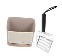 BESPORTBLE Cat Litter Scooper with Removable Holder Stainless Steel Sifter for Cat Litter Box Garden Soil and Ergonomic Pet Cleaning Tool for Heavy-Duty Use