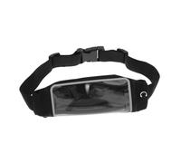 BESPORTBLE Ceinture De Course Élastique avec Poche Tactile Sacoche De Sport Multifonction pour Running Et Activités Extérieures Ajustable Et Résistante Transpiration Noir