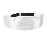 BESPORTBLE Ceinture De Smoking Pour Hommes En Satin Ceinture De Costume Formelle Couleur Blanche Ajustable Accessoire Élégant Pour Et Soirées Cummerbund Classique