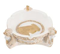 BESPORTBLE Cendrier Décoratif Égyptien en Résine Blanc Support de Stockage des Cendres Petit Cendrier Vintage pour Bureau et Maison Ornement Créatif pour Décoration de Table Résistant au