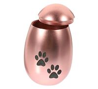 BESPORTBLE Cendrier pour Animaux De Compagnie Magnifique Urne Funéraire pour Animaux De Compagnie Couvercle À Vis Or Rose Léger