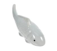 BESPORTBLE Ceramic Floating Fish Statue Décoration Aquarium Design Mignon Statuette Poisson Réaliste pour Bassin Jardin Bureau