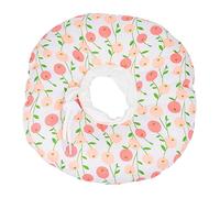 BESPORTBLE Cercle Elizabeth Collier Petit Chat Collier pour Chien Après Opération Cône Élisabéthain pour Animaux De Compagnie Cône De Cône De Chiot Collier De Chat Blanche en Tissu