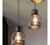 BESPORTBLE Chaîne Suspendre pour Lampe Décorative 1 Mètre Métal Noir Perle 4 MM Chaîne Robuste et Chic pour Lustre à Suspendre Artisanale Adaptée Lampes Suspendues et Éclairage Intérieur